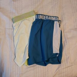 2 Pair Under Armour Shorts